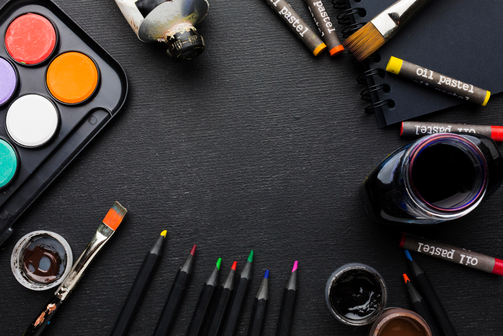 top-view-various-brushes-crayons
